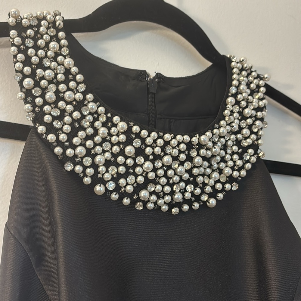 Adrianna Papell Black Backless Dress - Picture 4 of 9